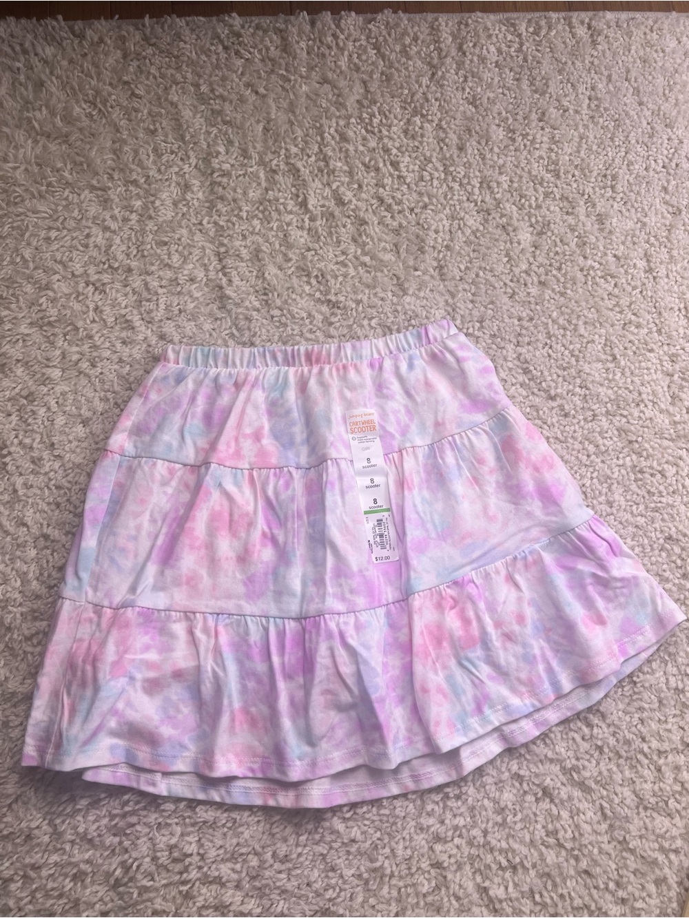 GIRLS JUMPING BEAN SCOOTER SKIRT SZ 8 NWT - Picture 4 of 8